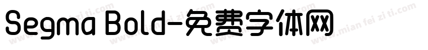 Segma Bold字体转换